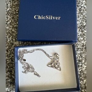 Silver Celtic Knot Necklace